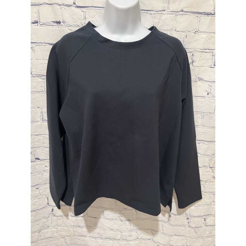 Shannon Passero Long Sleeve Navy Blue Crew Neck Top Size S/M